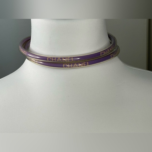 CHANEL Sports Line Logo Tube Necklace - Picture 2 of 12